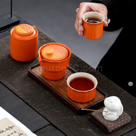 禮品訂造好月圓茶具套裝紀念品