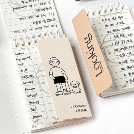 禮品訂造英語單字便攜式記憶本紀念品