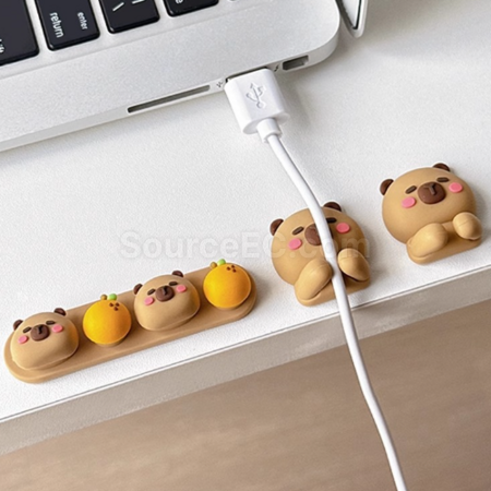 禮品訂造卡皮巴拉數據線理線器紀念品