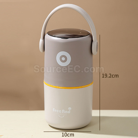 禮品訂造日式雙層密封不銹鋼保便當盒紀念品