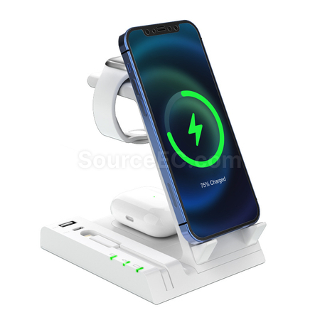 禮品訂造六合一無線充電支架座紀念品