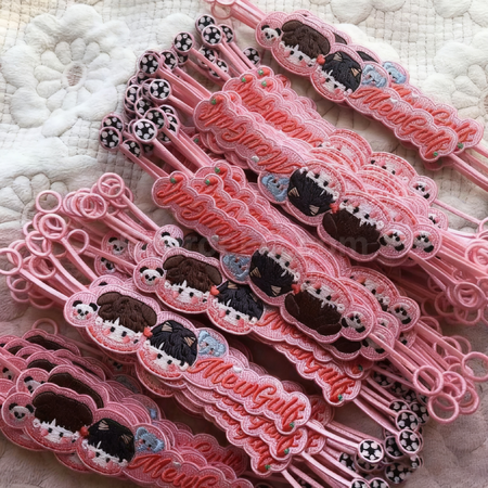 禮品訂造刺繡手環手鏈紀念品