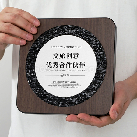 禮品訂造仿木獎牌 紀念品