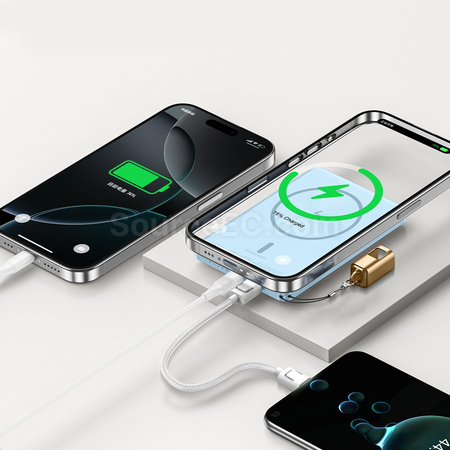 禮品訂造超薄磁吸無線移動電源紀念品