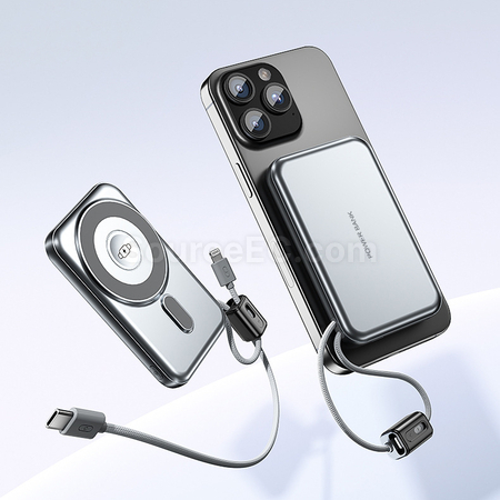 禮品訂造三合一磁吸移動電源紀念品