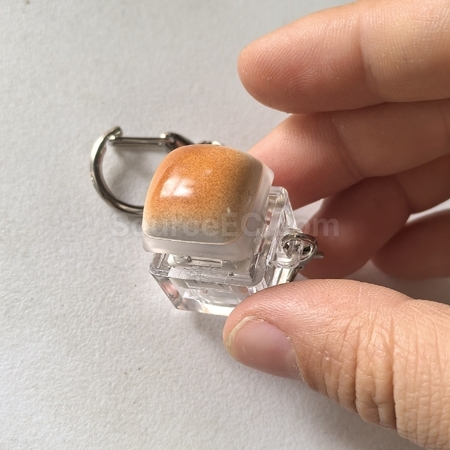 禮品訂造焦糖麵包指尖減壓按鍵紀念品