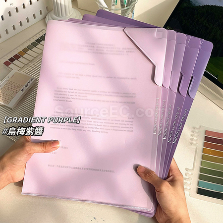 禮品訂造A4擋片文件夾紀念品