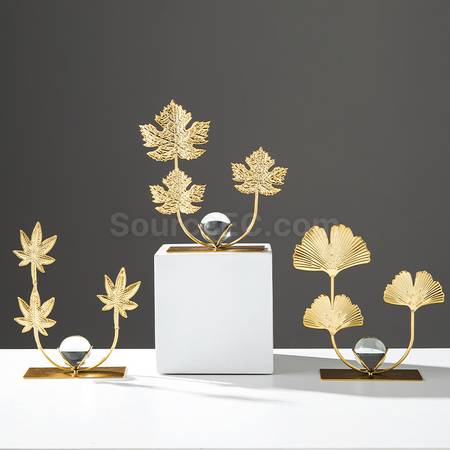 禮品訂造北歐植物鐵藝擺件紀念品