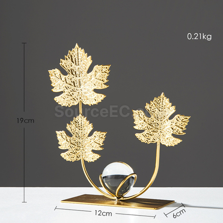 禮品訂造北歐植物鐵藝擺件紀念品