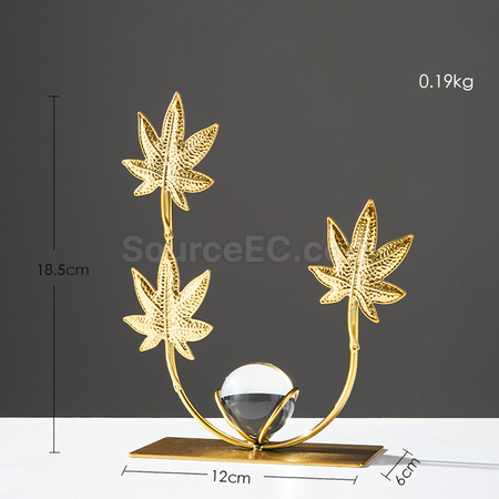 禮品訂造北歐植物鐵藝擺件紀念品