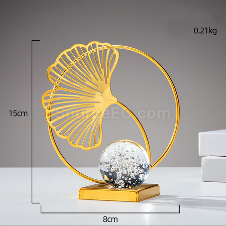 禮品訂造北歐植物鐵藝擺件紀念品