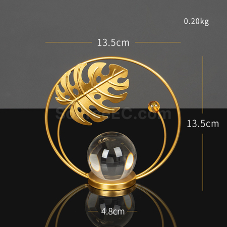 禮品訂造北歐植物鐵藝擺件紀念品