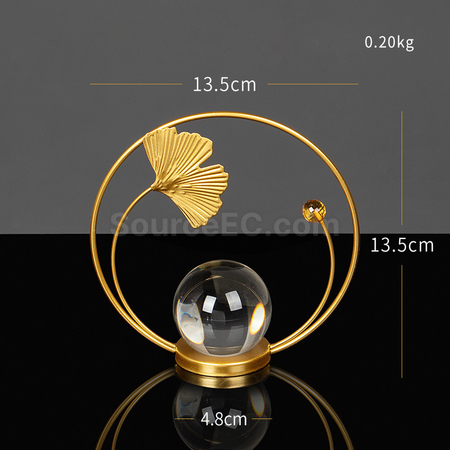 禮品訂造北歐植物鐵藝擺件紀念品