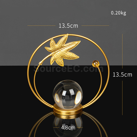 禮品訂造北歐植物鐵藝擺件紀念品