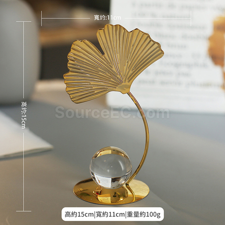 禮品訂造北歐植物鐵藝擺件紀念品
