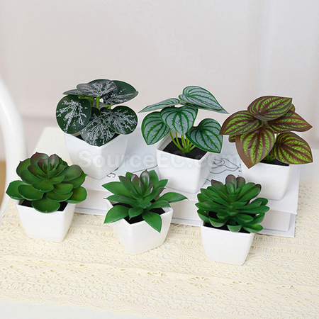 禮品訂造仿真綠植小盆栽紀念品