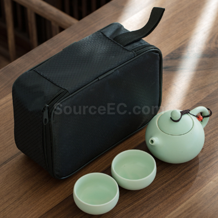 禮品訂造便攜旅行陶瓷茶具套裝紀念品