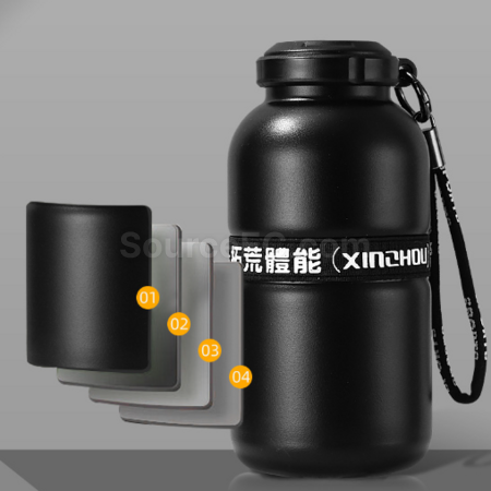 禮品訂造316雙層真空登山壺保溫杯紀念品