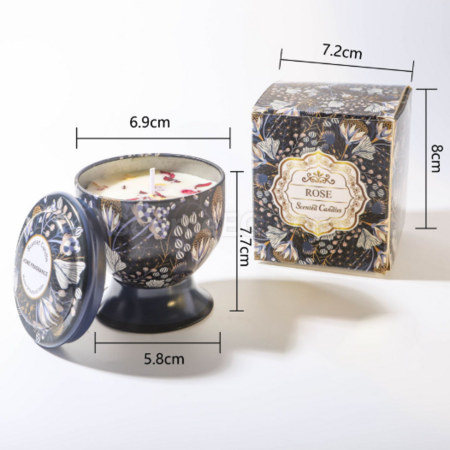 禮品訂造高腳杯乾花香薰蠟燭（可做禮盒）紀念品