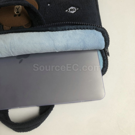 禮品訂造毛絨電腦包紀念品