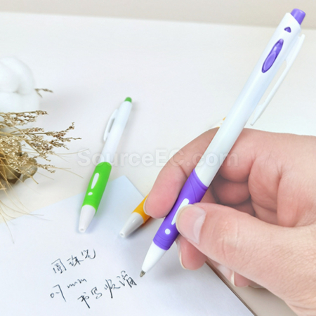 禮品訂造糖果色按動原子筆紀念品