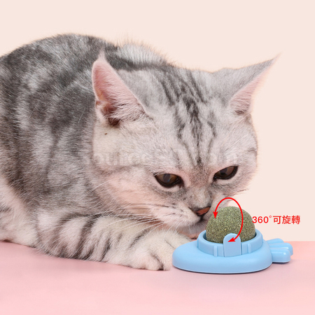 禮品訂造貓咪貓薄荷旋轉球紀念品