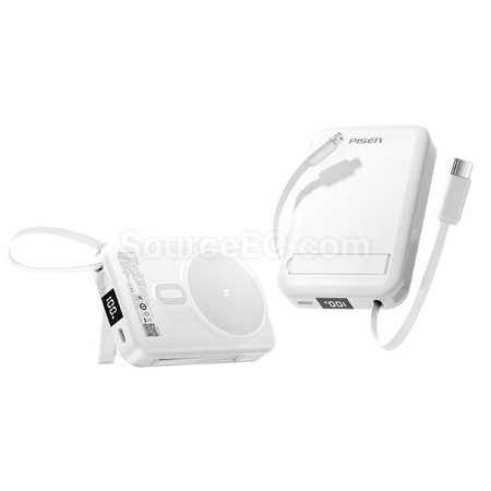 3C認證品勝無線帶線帶支架行動電源