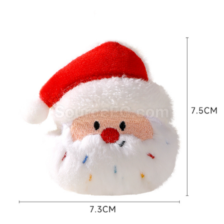 禮品訂造聖誕毛絨胸針/掛件紀念品