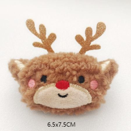 禮品訂造聖誕毛絨胸針/掛件紀念品