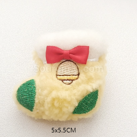 禮品訂造聖誕毛絨胸針/掛件紀念品