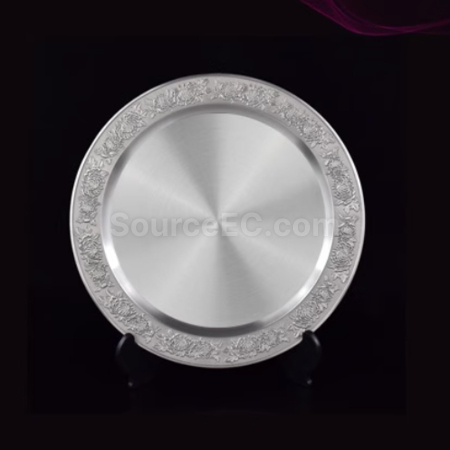 禮品訂造29CM純錫獎盤紀念盤紀念品