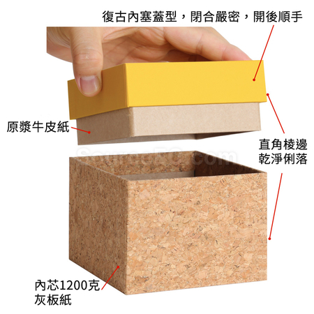 禮品訂造環保軟木禮盒紀念品