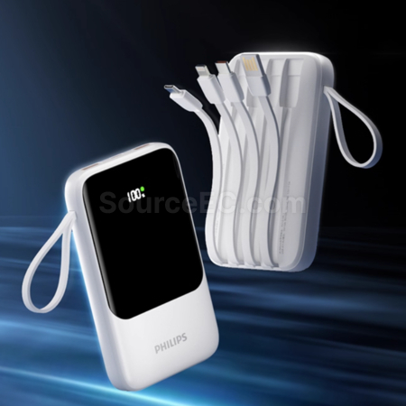 Philips飛利浦3C認證自備線行動電源