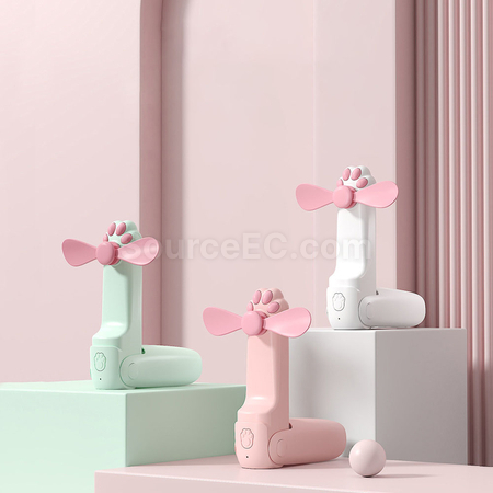 禮品訂造貓爪小風扇手電筒二合一紀念品