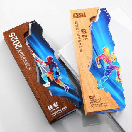 禮品訂造高爾夫亞克力獎座紀念品