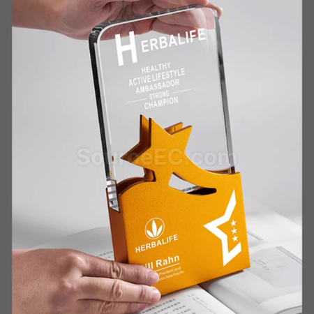 禮品訂造水晶獎座紀念品