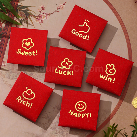 禮品訂造簡約emoji利是封紀念品