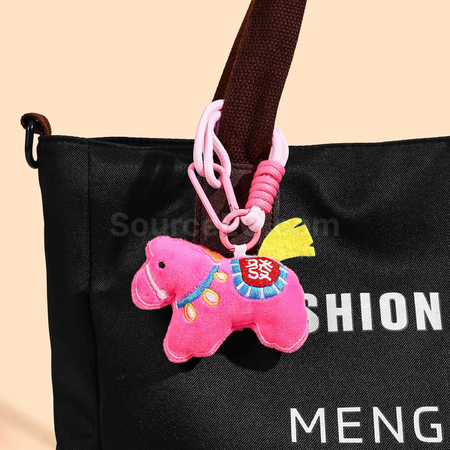 禮品訂造可愛刺繡小馬手機繩紀念品