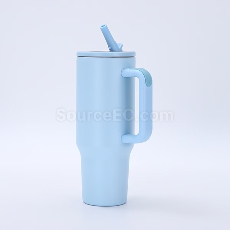 禮品訂造大容量不鏽鋼吸管保溫杯紀念品