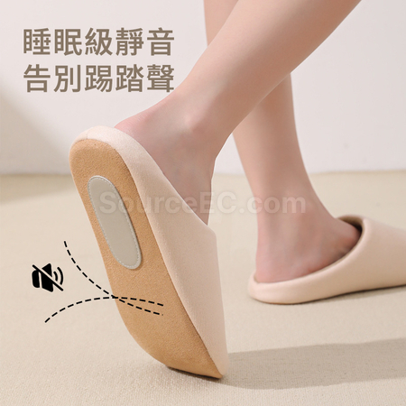 禮品訂造日式居家靜音棉拖鞋紀念品