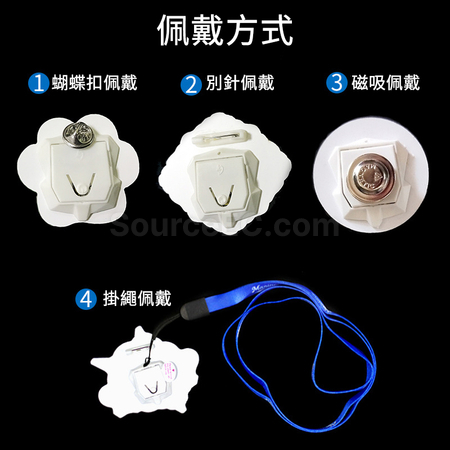 禮品訂造發光胸章紀念品