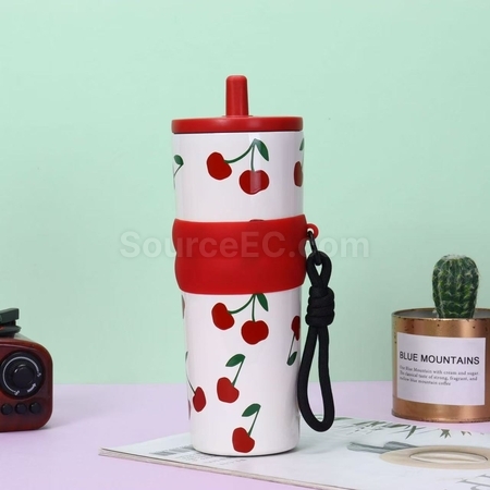 禮品訂造不鏽鋼/陶瓷內膽大容量便攜保溫杯紀念品