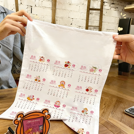 禮品訂造掛墻月曆/日曆掛布可訂製紀念品