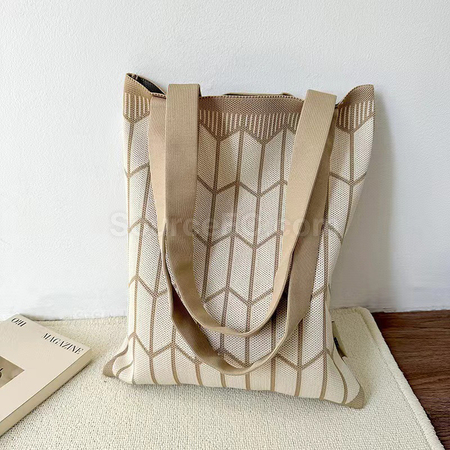 禮品訂造針織手提肩背2用袋紀念品