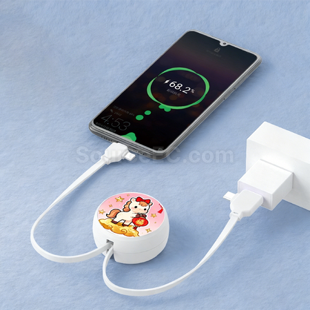 禮品訂造快充四合一伸縮數據線紀念品