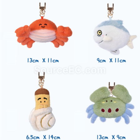 禮品訂造海鮮玩偶掛件紀念品