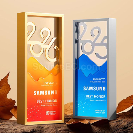禮品訂造2026水晶獎座紀念品
