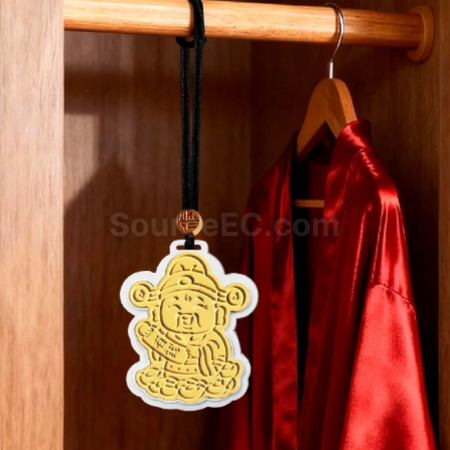 禮品訂造財神爺固體石膏香氛紀念品