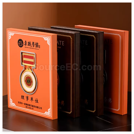 禮品訂造創意襟章皮革獎牌紀念品