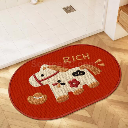 禮品訂造仿亞麻地墊紀念品